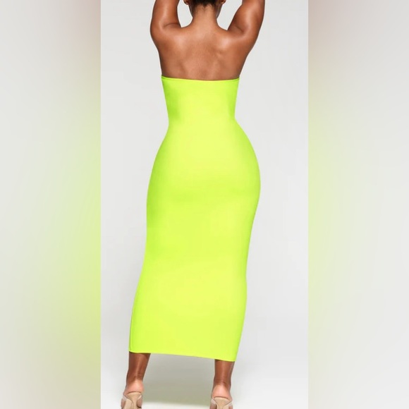 SKIMS Dresses & Skirts - Skims! NWT limited edition Fits everybody Tube dress Large Green Highlighter
